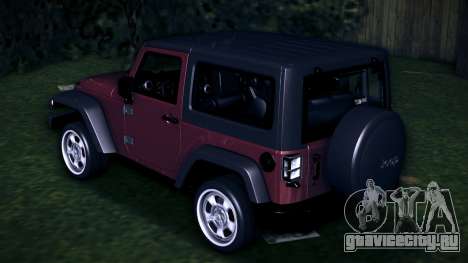 Jeep Wrangler Rubicon 2012 для GTA Vice City