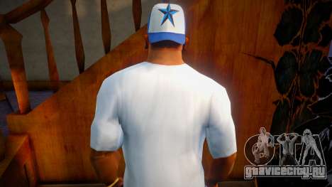 New Backwards B-Ball Cap - blue для GTA San Andreas