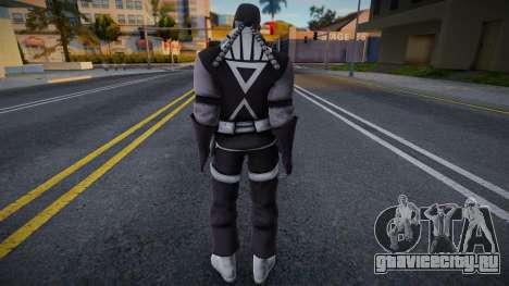 Injustice Deathstroke Blackest Nigh Reskin для GTA San Andreas