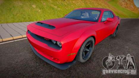 Dodge Challenger SRT Hellcat (Hucci) для GTA San Andreas