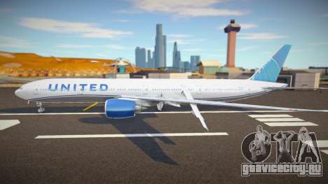 Boeing 777-300ER (United Airlines) для GTA San Andreas