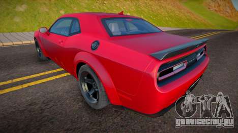 Dodge Challenger SRT Hellcat (Hucci) для GTA San Andreas