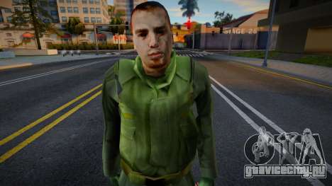 Conscript Beta skin from Half-Life 2 для GTA San Andreas