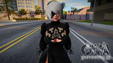 Naotara Li cosplay: 2B (Extra thicc) with Skirt для GTA San Andreas