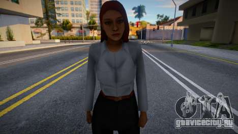 Девушка и красные волосы для GTA San Andreas