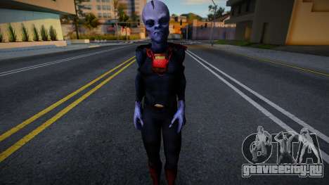 Grey Alien Superman v1 для GTA San Andreas