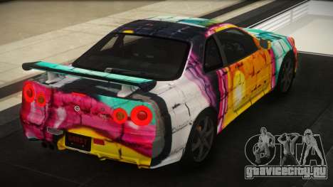 Nissan Skyline R34 GT V-Spec S11 для GTA 4