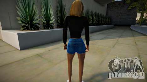 Girl in shorts для GTA San Andreas