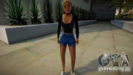 Girl in shorts для GTA San Andreas