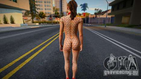 Claire Redfield Strip v1 для GTA San Andreas