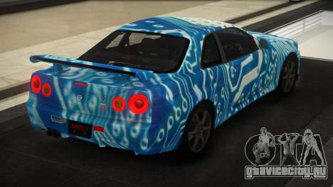 Nissan Skyline R34 GT V-Spec S6 для GTA 4