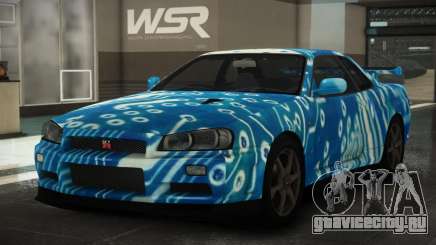 Nissan Skyline R34 GT V-Spec S6 для GTA 4