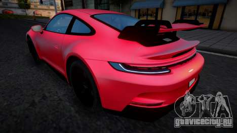Porsche 911 GT3 2022 (tomgray) для GTA San Andreas