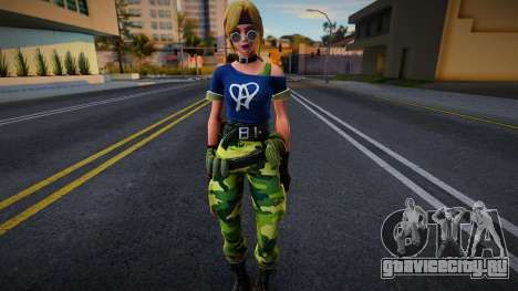 Army Girl - Creative Destruction для GTA San Andreas
