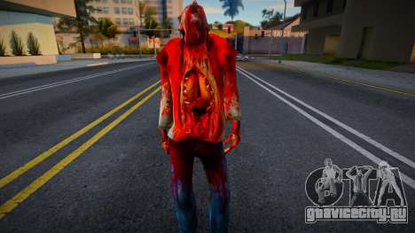 Zombie (pancia aperta e testa rotta) для GTA San Andreas