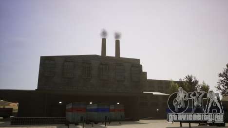 Realistic Industrial Chimney In Red County