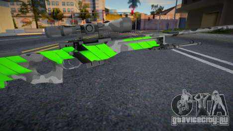 AWP Neural from CS:GO (Green) для GTA San Andreas