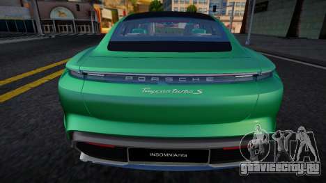 Porsche Taycan Turbo S 2020 (Insomnia) для GTA San Andreas