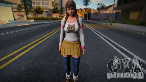 Hitomi Withe Bear для GTA San Andreas