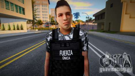 Солдат из Fuerza Única Jalisco v2 для GTA San Andreas