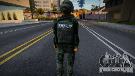 Elemento Del Ejercito Mexicano V4 для GTA San Andreas