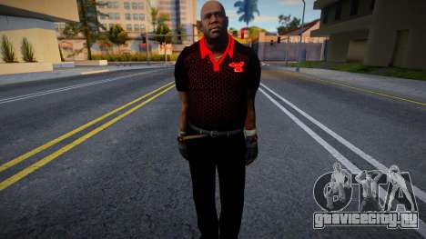Тренер в черной футболке из Left 4 Dead 2 для GTA San Andreas