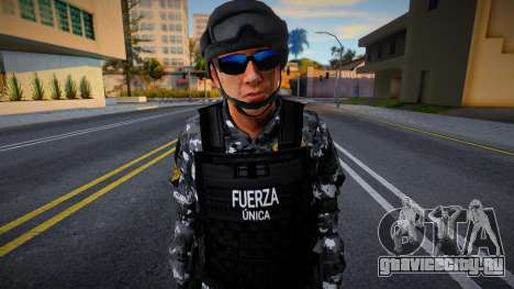 Солдат из Fuerza Única Jalisco v1 для GTA San Andreas