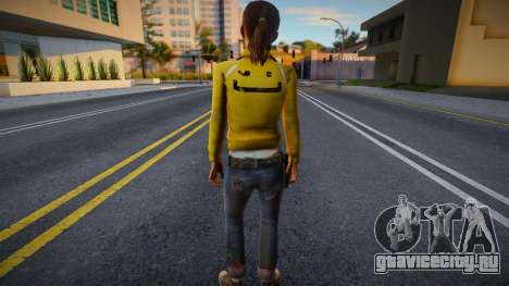 Зои (Smiley) из Left 4 Dead для GTA San Andreas