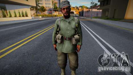 Американский солдат из CoD WaW v10 для GTA San Andreas