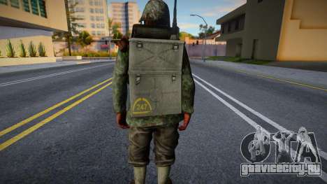 Американский солдат из CoD WaW v9 для GTA San Andreas