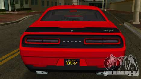 Dodge Challenger SRT Demon 17 для GTA Vice City
