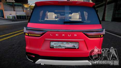 Lexus LX600 2022 (Diamond) для GTA San Andreas