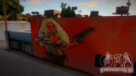 Amy Andersen (Fan) Mural для GTA San Andreas