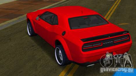 Dodge Challenger SRT Demon 17 для GTA Vice City