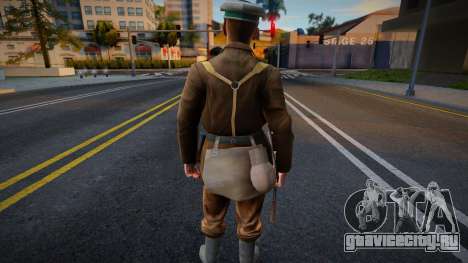 Немецкий офицер (Африка) из Call of Duty 2 для GTA San Andreas