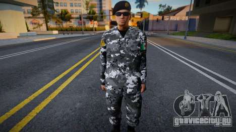 Солдат из Fuerza Única Jalisco v5 для GTA San Andreas