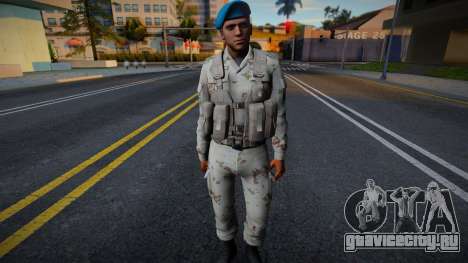 Мексиканский солдат (Пустынный камуфляж) v3 для GTA San Andreas