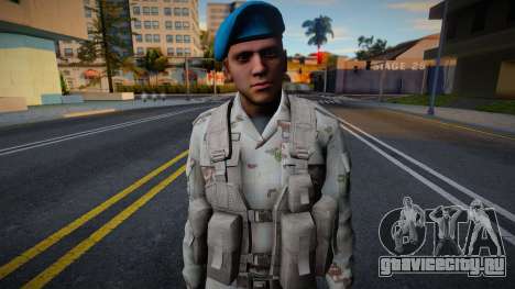 Мексиканский солдат (Пустынный камуфляж) v3 для GTA San Andreas