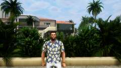 Floral Shirt White Jeans And Red Shoes для GTA Vice City Definitive Edition