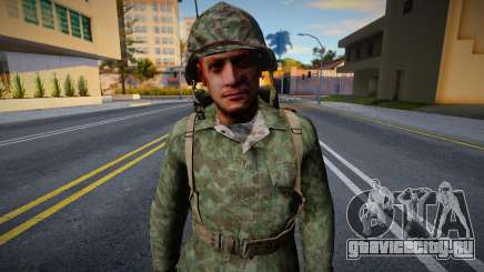 Американский солдат из CoD WaW v9 для GTA San Andreas