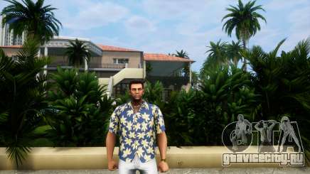 Floral Shirt White Jeans And Red Shoes для GTA Vice City Definitive Edition