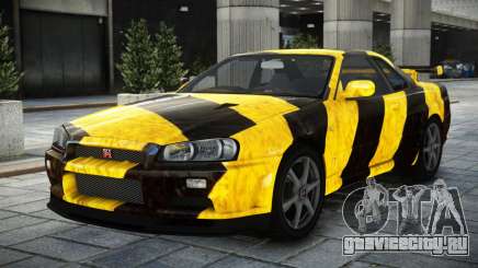 Nissan Skyline R34 GT-R V-Spec II Nur S9 для GTA 4