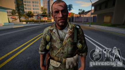 Американский солдат из CoD WaW v15 для GTA San Andreas