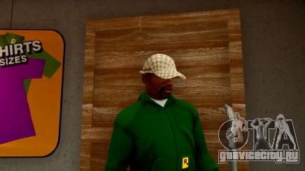 Realistic Gucci Cap Brown для GTA San Andreas Definitive Edition