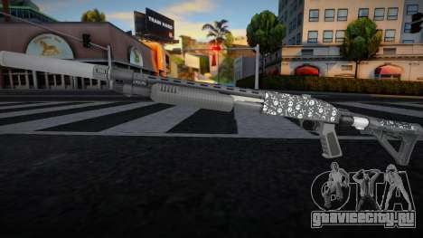 Pump Shotgun (Bones Finish) v2 для GTA San Andreas
