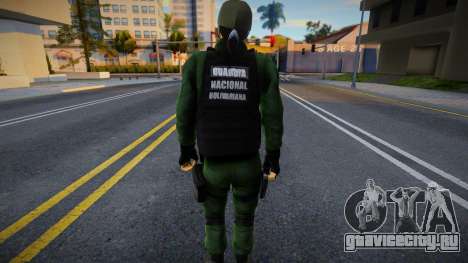 Боливийский спецназовец Gnb Fanb V2 для GTA San Andreas