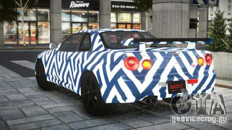 Nissan Skyline GT-R BNR34 S9 для GTA 4