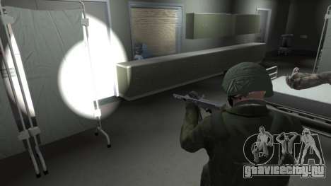 Luty Improvised SMG Working Flashlight для GTA 4