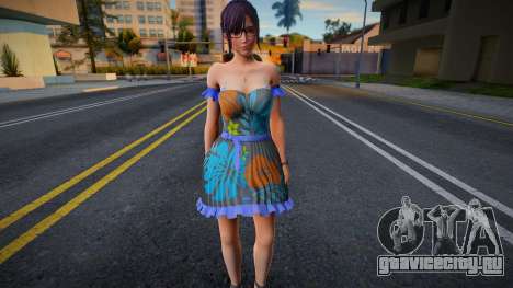 DOAXVV Nagisa - Naked Summer Dress для GTA San Andreas