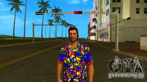 Рубашка с узорами v4 для GTA Vice City